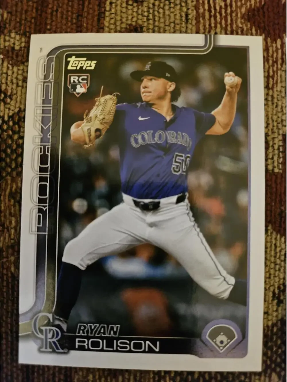 2025 Topps Update - Ryan Rolison - RC  #US124 - Rockies - RAW Mint - Rookie